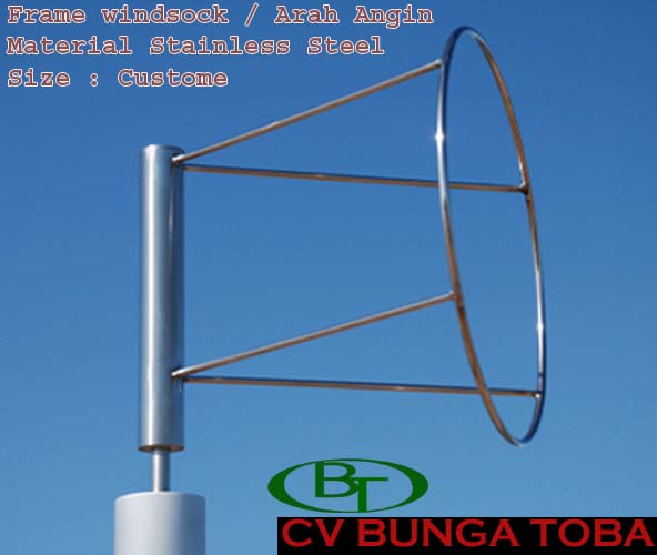 Menjual Frame Windsock arah angin / kerangka windsock / cv.Bunga Toba / Distributor windsock bandara / windsock air port / frame arah angin/ windsock