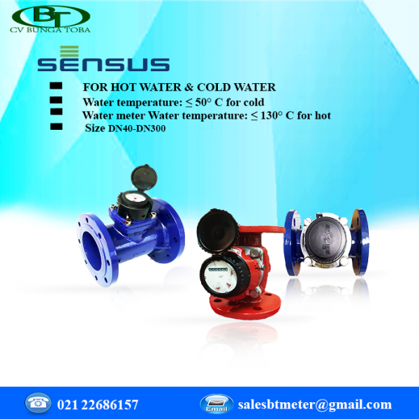 Flow meter sensus | Flow meter ukuran 2" 3" 4" 6" | Water meter meter