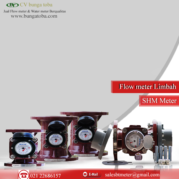 Jual flow meter SHM | Flow meter SHM | Flow meter Air kotor Merk SHM