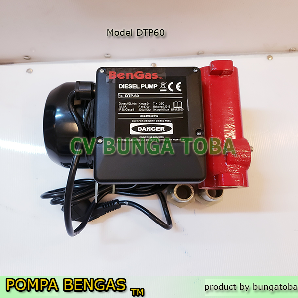 Jual pompa bengas DTP-60 | Pompa solar ac/listrik portable