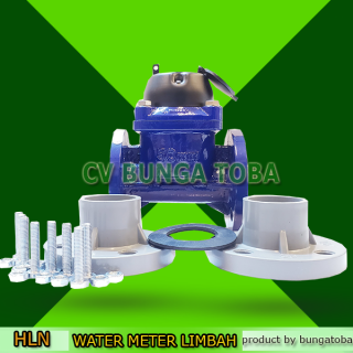 Meteran air Kotor/Limbah 2 inch | Flow meter air kotor DN50 Merk HLN