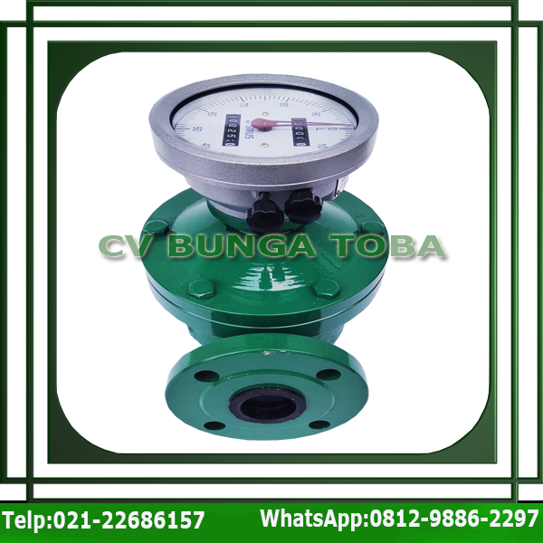 Oval gear flowmeter minyak solar size 2 inch Type LC-A50